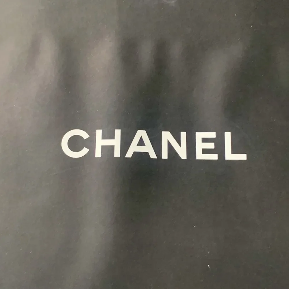 CHANEL Empty Gift Shopping Bag with Logo, 12” x 9.5”